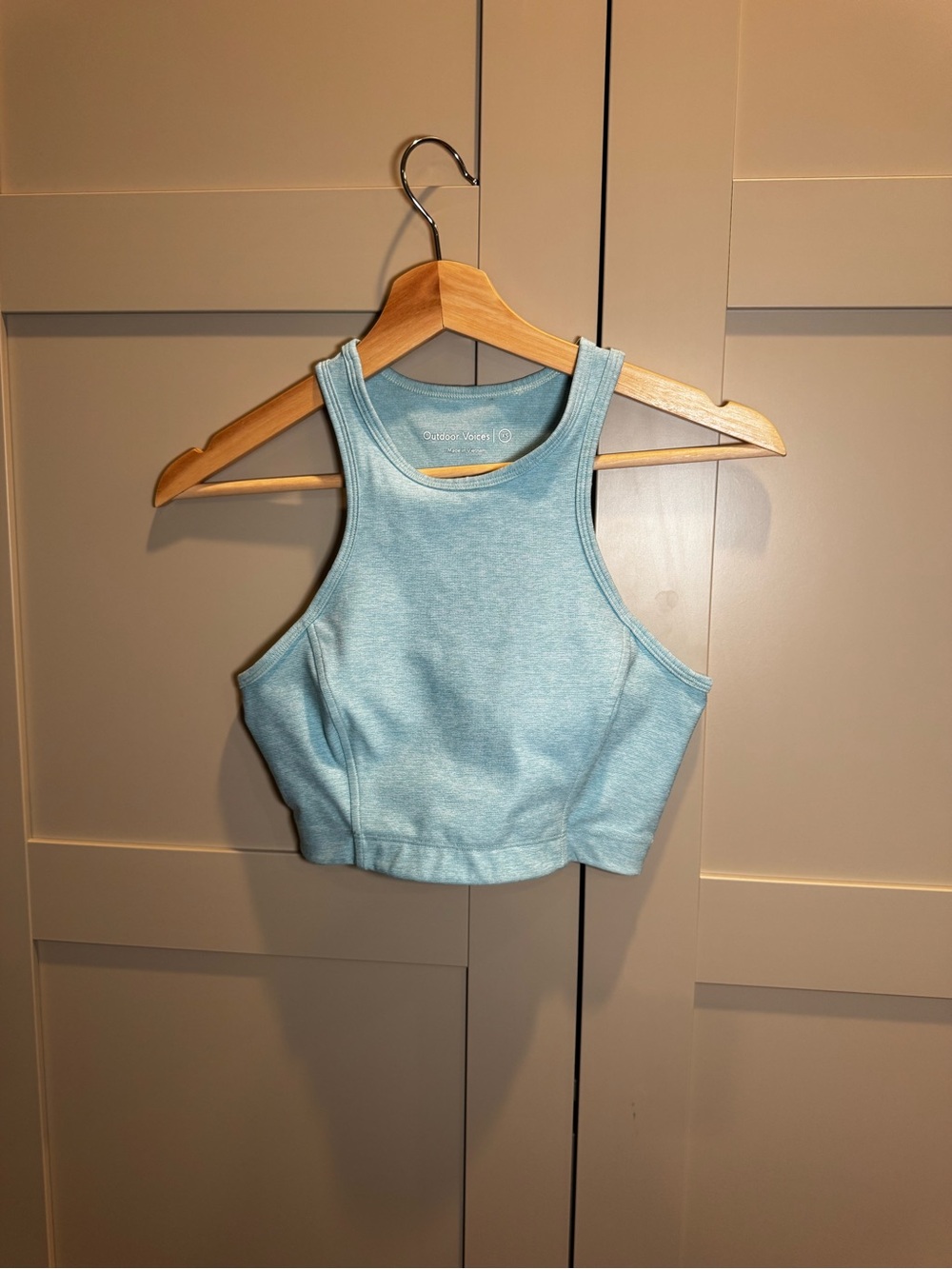 Light Blue Racerback Athena Top Outdoor Voices